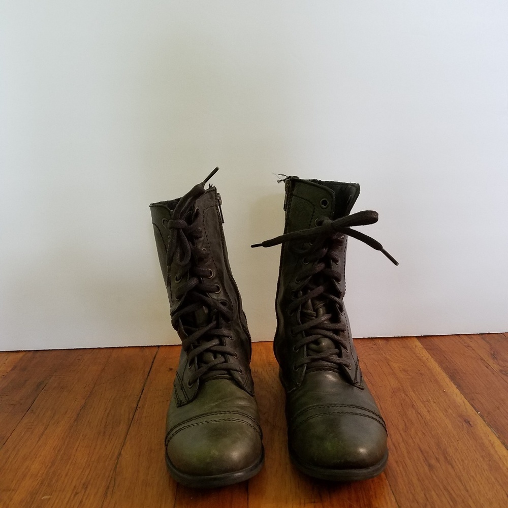 Steve Madden Troopa Black boots